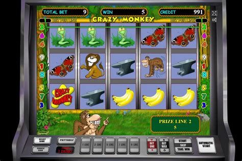 Игровой автомат Crazy Monkey в онлайнказино Азино777